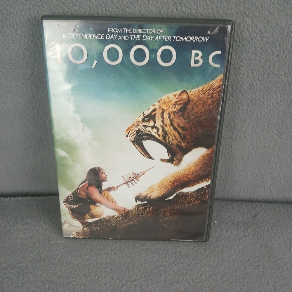 10,000 BC DVD 2008 Adventure/Action Widescreen Full Screen Roland Emmerich